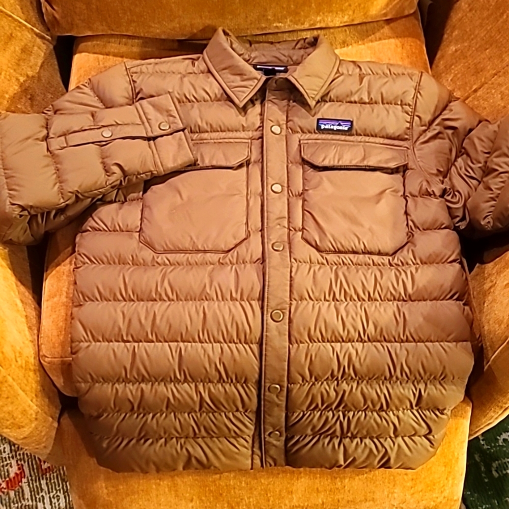 Patagonia coat small brown